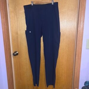 FIGS Men AXIM 2.0 Cargo Pants Navy Blue Size L‎ Technical Collection T2001